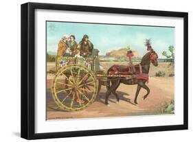 Sicilian Cart, Palermo, Italy-null-Framed Art Print