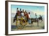 Sicilian Cart with Donkey, Italy-null-Framed Art Print