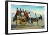 Sicilian Cart with Donkey, Italy-null-Framed Art Print