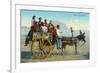 Sicilian Cart with Donkey, Italy-null-Framed Premium Giclee Print