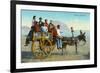 Sicilian Cart with Donkey, Italy-null-Framed Premium Giclee Print