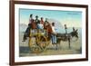 Sicilian Cart with Donkey, Italy-null-Framed Art Print