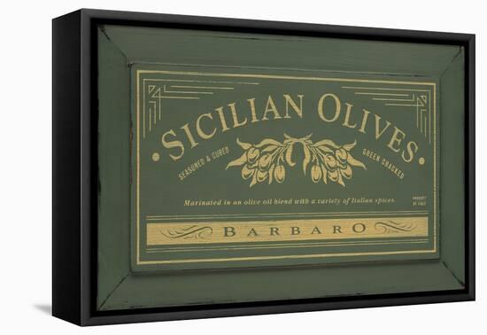 Sicilian Olives-Angela Staehling-Framed Stretched Canvas