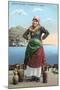 Sicilian Peasant Woman, Italy-null-Mounted Art Print
