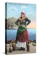 Sicilian Peasant Woman, Italy-null-Stretched Canvas