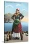 Sicilian Peasant Woman, Italy-null-Stretched Canvas