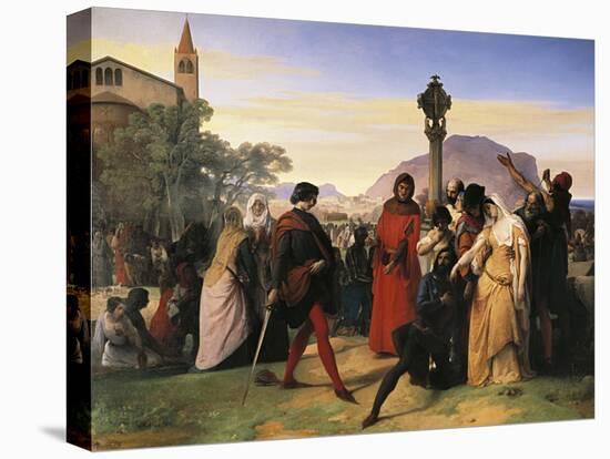 Sicilian Vespers-Francesco Hayez-Stretched Canvas