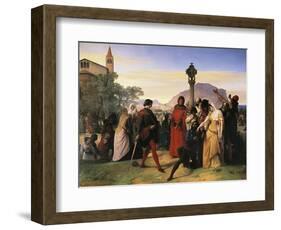 Sicilian Vespers-Francesco Hayez-Framed Giclee Print