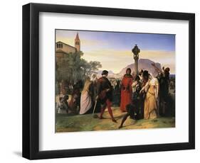 Sicilian Vespers-Francesco Hayez-Framed Giclee Print