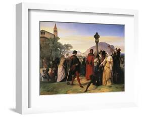 Sicilian Vespers-Francesco Hayez-Framed Giclee Print