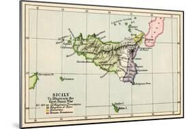 Sicily During the First Punic War, 264 BC-null-Mounted Giclee Print