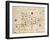 Sicily from Portolan Atlas Consisting of Six Charts-null-Framed Giclee Print