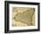 Sicily Old Map, May Be Approximately Dated To The Xviii Sec-marzolino-Framed Art Print