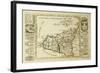 Sicily Old Map, May Be Dated To The Beginning Of The Xviii Sec-marzolino-Framed Art Print