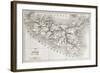 Sicily Old Map With Stromboli Isle Insert Map-marzolino-Framed Art Print