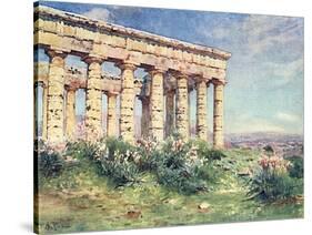 Sicily, Segesta 1911-Alberto Pisa-Stretched Canvas