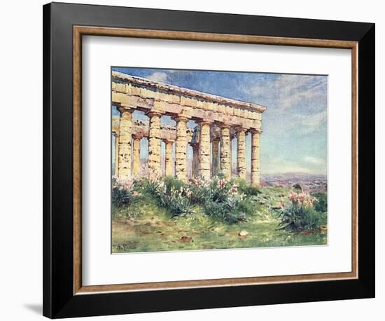 Sicily, Segesta 1911-Alberto Pisa-Framed Art Print