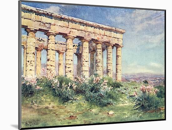 Sicily, Segesta 1911-Alberto Pisa-Mounted Art Print