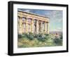 Sicily, Segesta 1911-Alberto Pisa-Framed Art Print