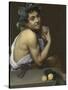 Sick Bacchus-Caravaggio-Stretched Canvas