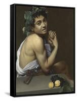 Sick Bacchus-Caravaggio-Framed Stretched Canvas