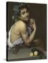 Sick Bacchus-Caravaggio-Stretched Canvas