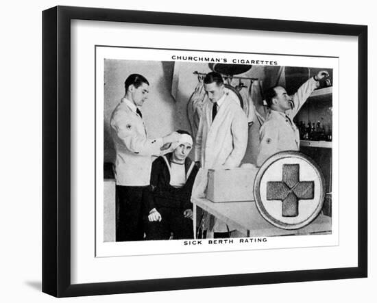 Sick Berth Rating, 1937-WA & AC Churchman-Framed Giclee Print