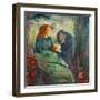 Sick Child, 1925, by Edvard Munch, 1863-1944, Norwegian Expressionist painting,-Edvard Munch-Framed Art Print