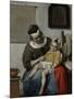 Sick Child-Gabriel Metsu-Mounted Art Print