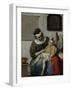 Sick Child-Gabriel Metsu-Framed Art Print