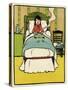 Sick Girl in Bed-John Hassall-Stretched Canvas