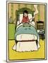 Sick Girl in Bed-John Hassall-Mounted Art Print