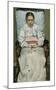 Sick Girl-Christian Krohg-Mounted Premium Giclee Print