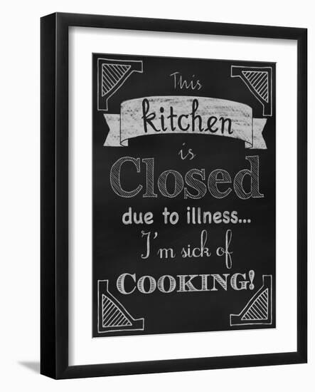 Sick of Cooking-Tina Lavoie-Framed Giclee Print