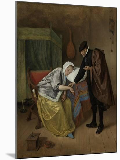 Sick Woman-Jan Havicksz Steen-Mounted Art Print