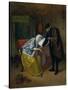 Sick Woman-Jan Havicksz Steen-Stretched Canvas