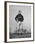 Sid Luckman of Chicago Bears Exercising before Practice-William C^ Shrout-Framed Premium Photographic Print