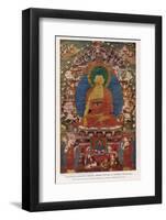 Siddhartha Gautama the Buddha, Eighteenth Century Tibetan Temple Painting-Tibetan Temple-Framed Photographic Print