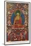 Siddhartha Gautama the Buddha, Eighteenth Century Tibetan Temple Painting-Tibetan Temple-Mounted Photographic Print