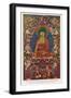 Siddhartha Gautama the Buddha, Eighteenth Century Tibetan Temple Painting-Tibetan Temple-Framed Photographic Print