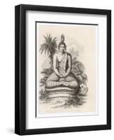 Siddhartha Gautama the Buddha, Statue of the Seated Buddha-Andrew Thom-Framed Art Print