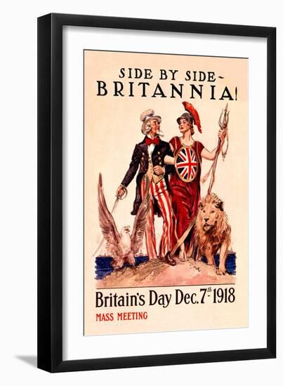 Side by Side, Britannia-Susan E. Meyer-Framed Art Print