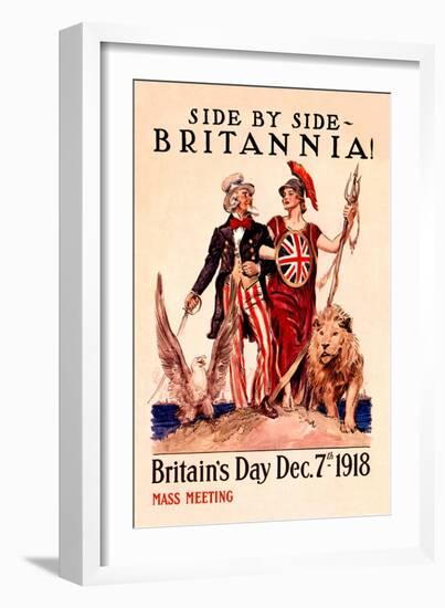 Side by Side, Britannia-Susan E. Meyer-Framed Art Print