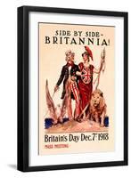 Side by Side, Britannia-Susan E. Meyer-Framed Art Print