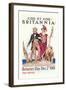 Side by Side with Britannia-James Montgomery Flagg-Framed Art Print