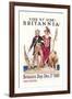 Side by Side with Britannia-James Montgomery Flagg-Framed Art Print