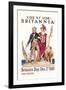 Side by Side with Britannia-James Montgomery Flagg-Framed Art Print