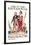 Side by Side with Britannia-James Montgomery Flagg-Framed Art Print