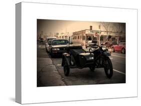 Side-Car on a street in Brooklyn-Philippe Hugonnard-Stretched Canvas