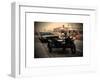 Side-Car on a street in Brooklyn-Philippe Hugonnard-Framed Art Print